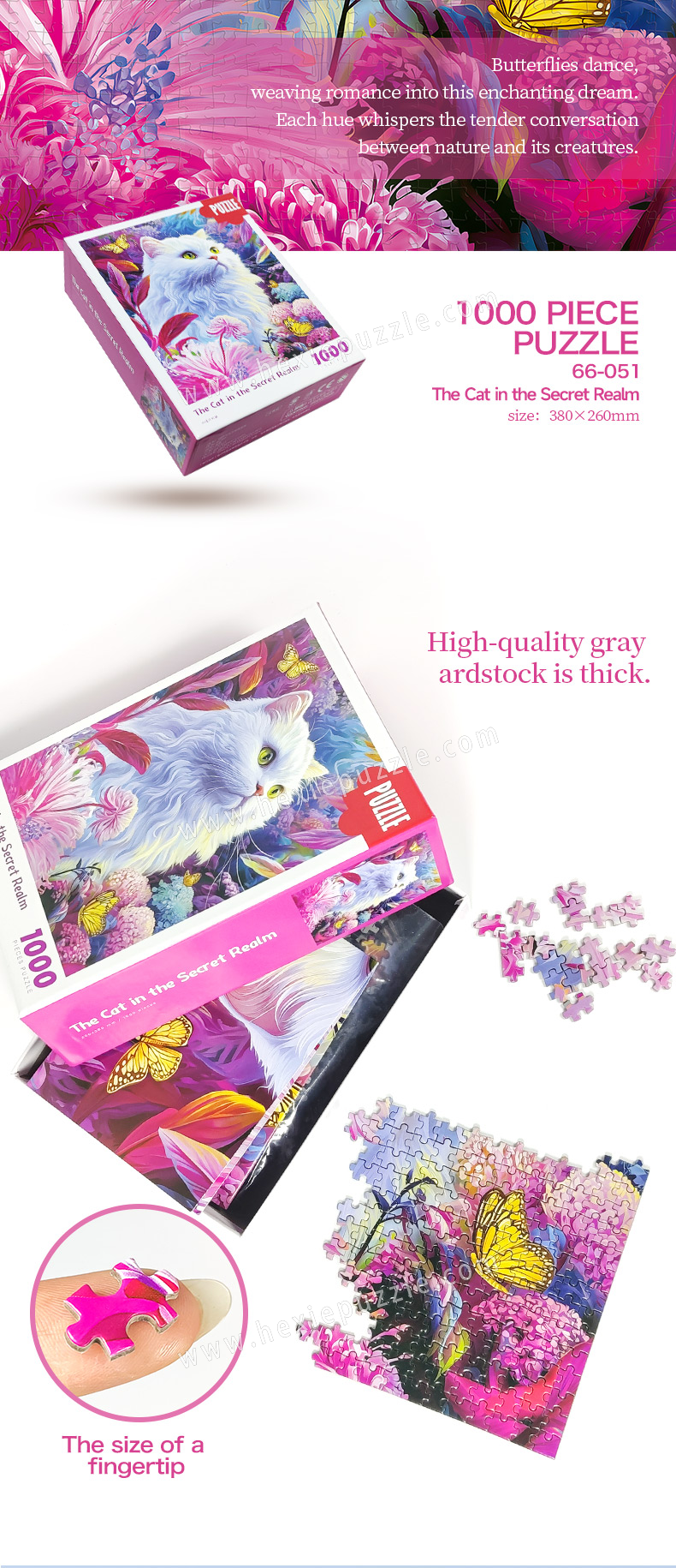 Grey Card Cat in Secret Land Puzzle