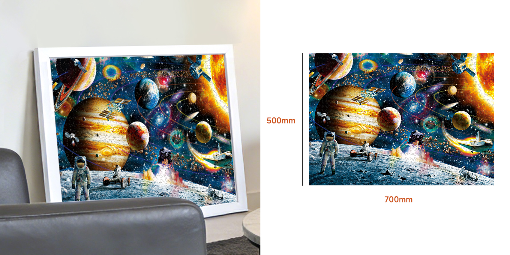 Space passenger puzzle 1000 pieces