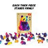 Rainbow cat wooden puzzle 201 pieces