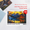 1000 Piece Grey Card Mountain Sunset Tranquility Puzzle 700x500mm 1:1 Original | 0.8kg 255x195x50mm Box