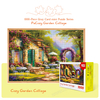 1000 Piece Grey Card Cozy Garden Cottage Puzzle 380x260mm 1:1 Original | Educational Brain Game | Gift Ready 180x130x50mm Box | 0.25kg