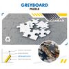 gray cardboard puzzle