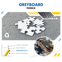 gray cardboard puzzle