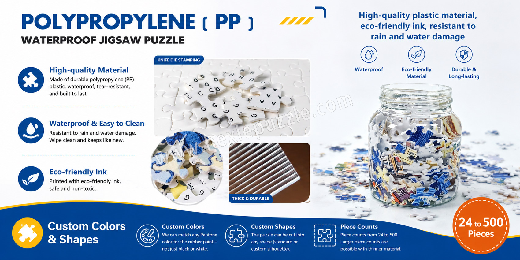 PP plastic puzzle