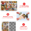 Christmas Advent Calendar Jigsaw Puzzle 1000 Pieces | 24-in-1 Themed Combo Puzzle | 70x50cm White Cardboard with 1:1 HD Poster