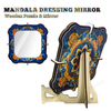 Mandala vanity mirror puzzle