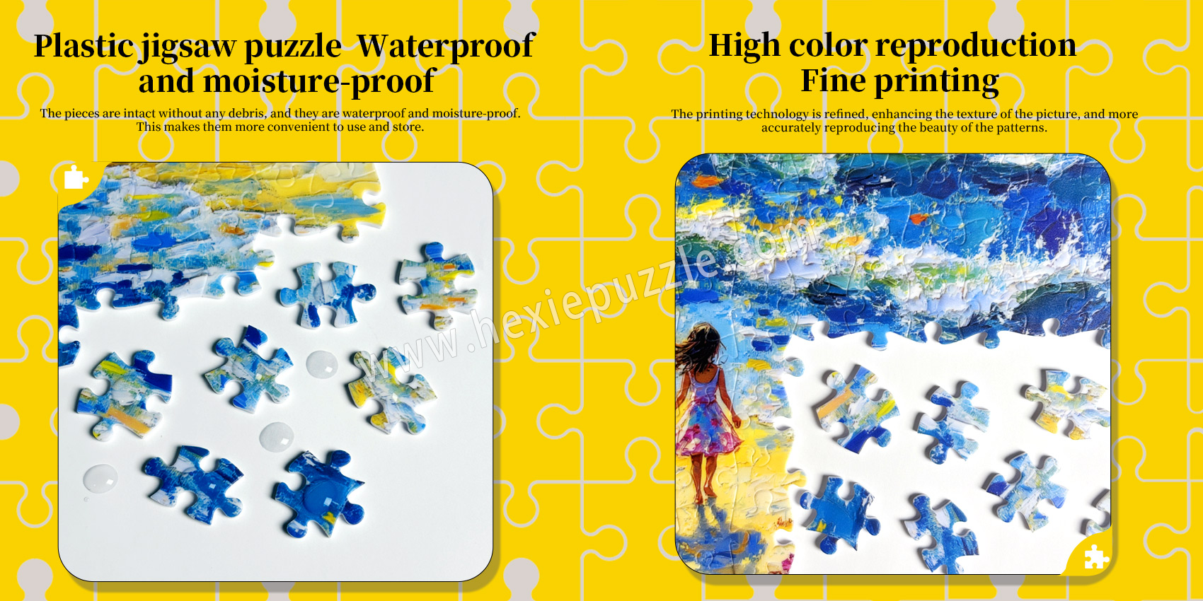 Oil painting modular jigsaw