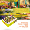 1000 Piece Grey Card Cozy Garden Cottage Puzzle 380x260mm 1:1 Original | Educational Brain Game | Gift Ready 180x130x50mm Box | 0.25kg